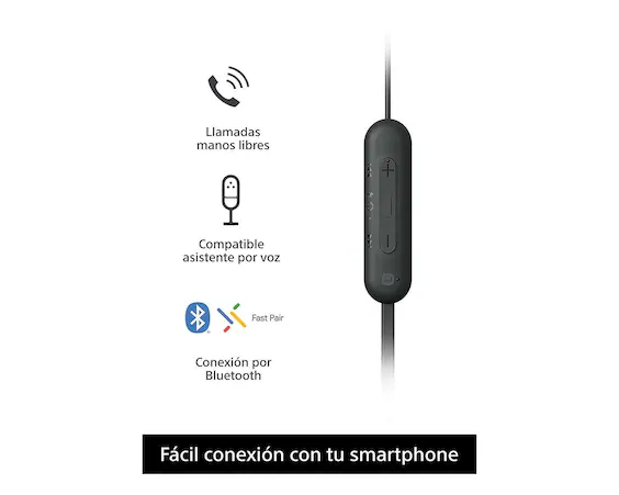 Audífonos In-Ear Sony con Bluetooth WI-C100