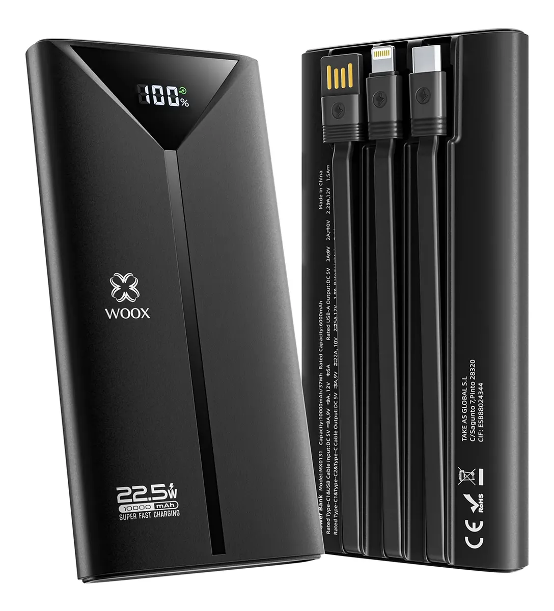 Power Bank WOOX 10000 mAh