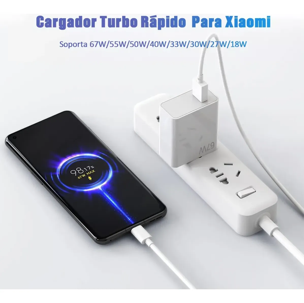 Cargador Xiaomi 67W Super Fast Charging