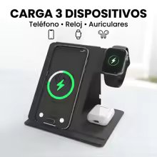 Cargador Woox Inalámbrico 3 en 1