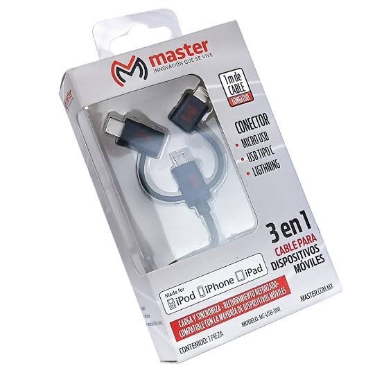 Cable para Celular 3 en 1