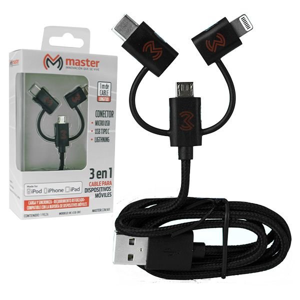 Cable para Celular 3 en 1